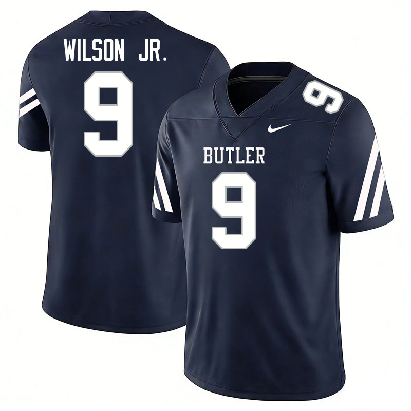 Butler Bulldogs #9 CJ Wilson Jr. College Football Jerseys,Uniforms-Navy